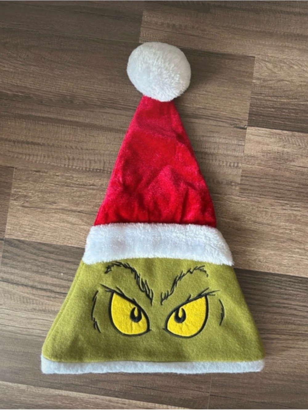 Dr. Seuss The Grinch Santa hat